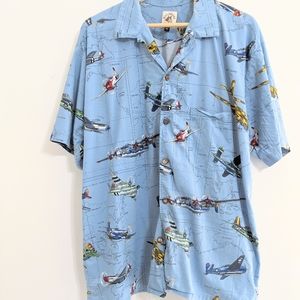 Max Boxxer airplane hawaiian shirt